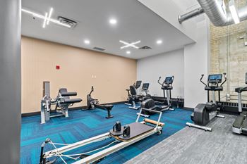 High-tech fitness center